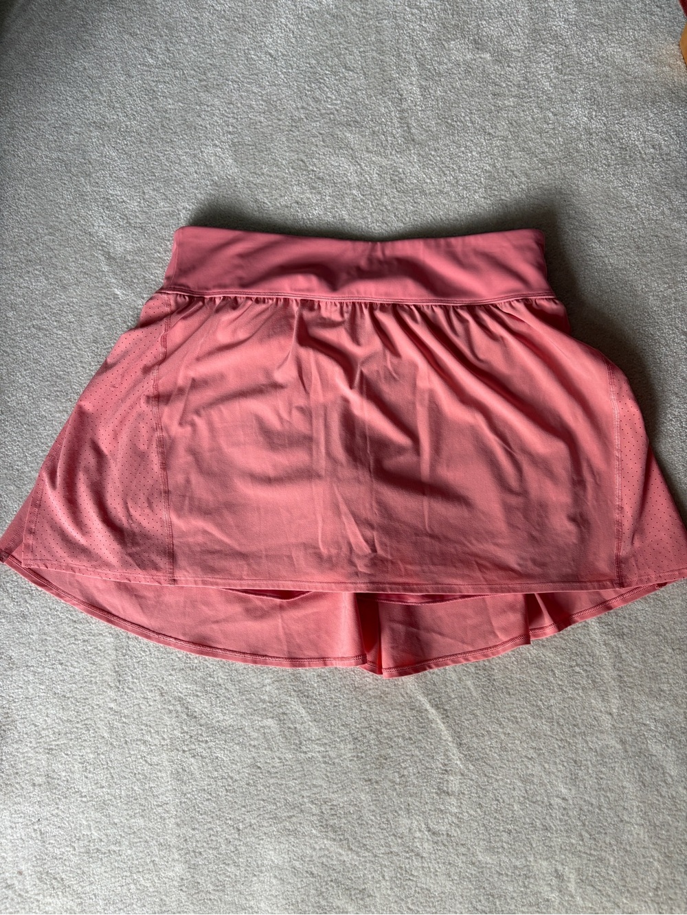 SPANX Coral Pink Skater Active Skort